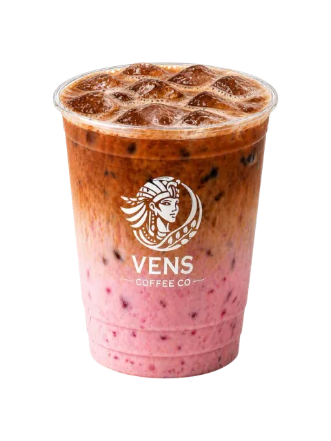 Iced Berry White Mocha - Vens Coffee